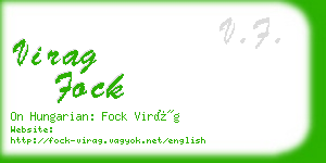 virag fock business card